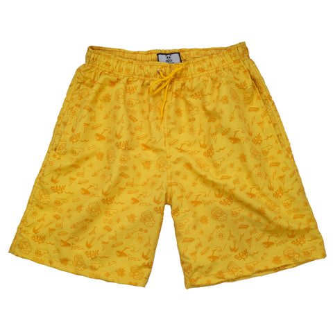 Pantaloneta Moty Beach Yellow